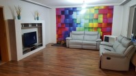 Флізелінові 3д фото шпалери квадрати 312x219 см Кубики кольори веселки (3700VEXXL)+клей - вид 5 мініатюра