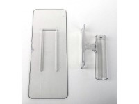 Пластиковый прозрачный шпатель(кельма) маленького размера 90 x 245 мм - вид 2 миниатюра