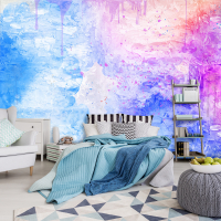 Флизелиновые фотообои искусство 312x219 см Мазки акварельной краской (13006VEXXL) +клей