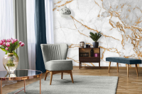 Фотообои с изображением мрамора под размер, материал – винил на флизелиновой основе - вид 1 миниатюра