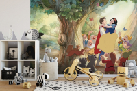 Фотошпалери з зображенням дитячої тематики космосу під розмір, матеріал - вініл на флізеліновій основі - вид 7 мініатюра