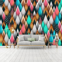 Фотообои с изображением узоров под размер - виниловые на флизелиновой основе - вид 2 миниатюра