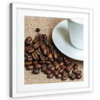 Картина на полотні 40x40 см Кава (PP10884O5)