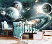 Фотообои флизелиновые 3D 250х175 см Звезды (11896VX5) +клей - вид 2 миниатюра