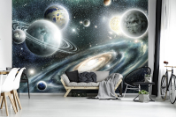 Фотообои флизелиновые 3D 250х175 см Звезды (11896VX5) +клей - вид 3 миниатюра