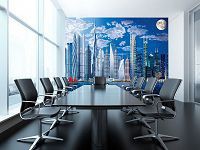 Фотообои 366х254 см Wizard+Genius 120 Самые высокие небоскребы в мире 8 сегментов (7611487001201)+клей - вид 1 миниатюра